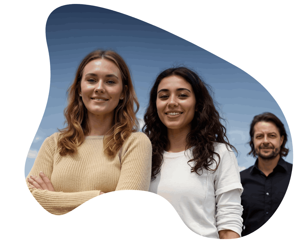 Coach Sophie, Lia und Maik Marx